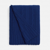 Плед Remitti, темно-синий (кобальт)