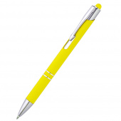 Ручка металлическая Ingrid софт-тач, жёлтая