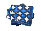 Подарочный набор Boogie: шелковый платок, колье (синий)