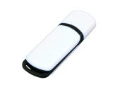 USB 3.0- флешка на 32 Гб с цветными вставками (белый, черный)