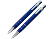 Подарочный набор Эльба: ручка шариковая, механический карандаш (синий)