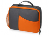 Изотермическая сумка-холодильник Breeze для ланч-бокса (серый, оранжевый)