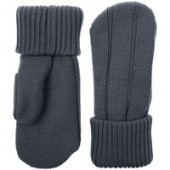 Варежки Knit Beat, серые (графит)