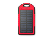 Внешний аккумулятор DROIDE на солнечной батарее, 4000 mAh (красный, черный)