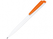 Ручка пластиковая шариковая Dart Basic Polished (оранжевый, белый)