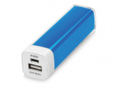 Портативное зарядное устройство Ангра, 2200 mAh (голубой)