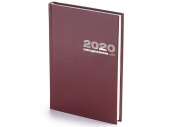 Ежедневник А5 датированный «Бумвинил» 2020, бордовый