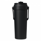 Термокружка вакуумная Соло, черная