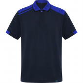 Футболка поло SAMURAI мужская, МОРСКОЙ СИНИЙ/КОРОЛЕВСКИЙ СИНИЙ XL