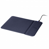 Коврик для мыши с беспроводным зарядным устройством 15W Honor, синий