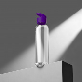 Бутылка для воды Plain 2 (прозрачный, фиолетовый)