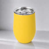 Термокружка Vacuum mug C1, soft touch, 370 мл (желтый)