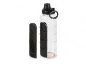 Спортивная бутылка для воды Electrolyte, 1200 мл, тритан (черный)