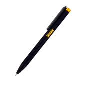 Ручка металлическая Slice Soft - Желтый KK