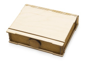 Подарочная коробка Тайна (натуральный, коричневый)