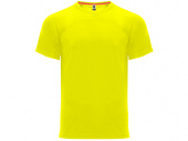 Спортивная футболка Monaco унисекс (неоновый желтый)