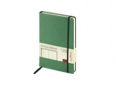 Ежедневник недатированный А5 Megapolis Velvet (зеленый)
