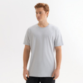 Футболка унисекс KRIS, 150 гр., светло-серая, размер XXXL