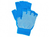 Перчатки противоскользящие для занятий йогой, голубой