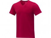 Футболка Somoto мужская с V-образным вырезом (красный)