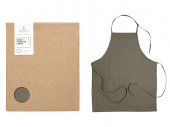 Фартук из переработанных материалов (зеленый)