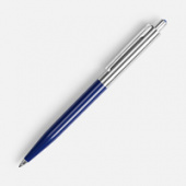 Ручка шариковая Senator Point Metal, ver.2, темно-синяя
