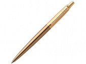 Ручка Parker шариковая Jotter Luxe West End Brushed GT (коричневый, золотистый)