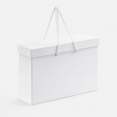 Коробка Handgrip, горизонтальная, белая