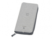 Кошелек с зарядным устройством, 4 000 mAh (серый)