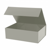 Подарочная коробка-трансформер средняя, серая
