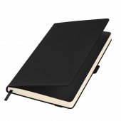 Ежедневник Alpha недатированный, черный/черный