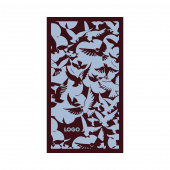 Плед под заказ с индивидуальным принтом. Полиэстер-софт, жаккард 2 цвета. Размер 90х150