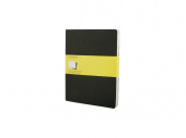 Набор записных книжек Cahier, ХLarge (в клетку) (черный)