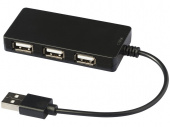 USB Hub на 4 порта Brick (черный)
