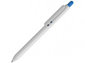 Ручка пластиковая шариковая Lio White (синий, белый)