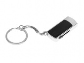 USB-флешка на 64 Гб с выдвижным механизмом и мини чипом (черный, серебристый)