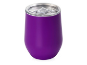Вакуумная термокружка Sense, непротекаемая крышка, крафтовая упаковка (фиолетовый)