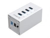 USB-концентратор Orico A3H4 (серебристый)