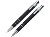 Подарочный набор Эльба: ручка шариковая, механический карандаш (черный)