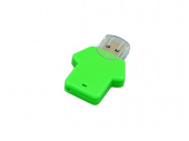 USB 2.0- флешка на 32 Гб в виде футболки (зеленый)