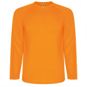 Спортивная футболка MONTECARLO L/S мужская, ФЛУОРЕСЦЕНТНЫЙ ОРАНЖЕВЫЙ S
