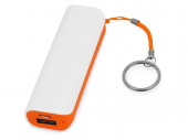 Внешний аккумулятор Basis, 2000 mAh (оранжевый, белый)