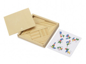Деревянная головоломка Tangram (натуральный)