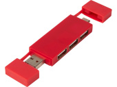Двойной USB 2.0-хаб Mulan (красный)