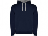 Толстовка с капюшоном Urban мужская (navy, серый меланж)