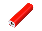 Внешний аккумулятор Digi прямоугольной формы, 2600 mAh (красный)