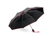Зонт с автоматическим открытием и закрытием DRIZZLE (красный)