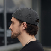 Шапка Docker Hat, унисекс (темно-серый)