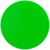 Лейбл из ПВХ Dzeta Round, L, зеленый неон