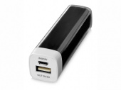 Портативное зарядное устройство Flash, 2200 mAh (черный)